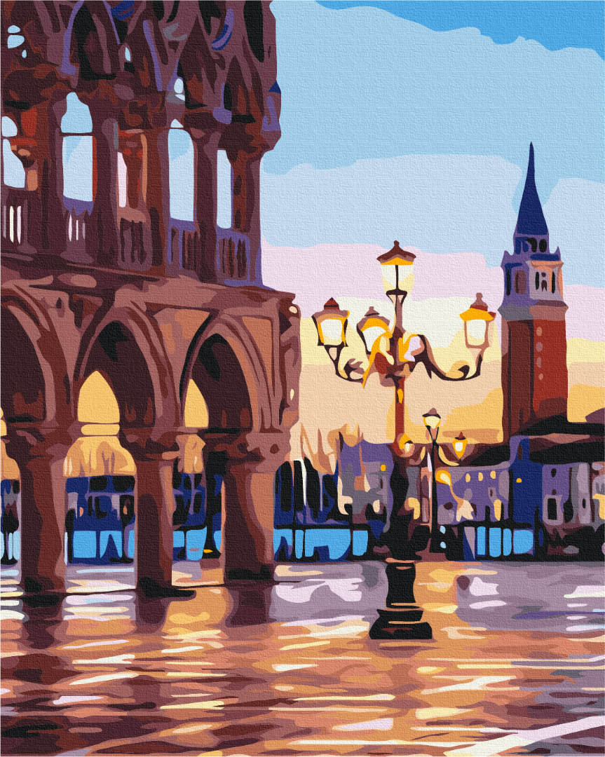 Painting by numbers Evening square of Venice (BS32268)