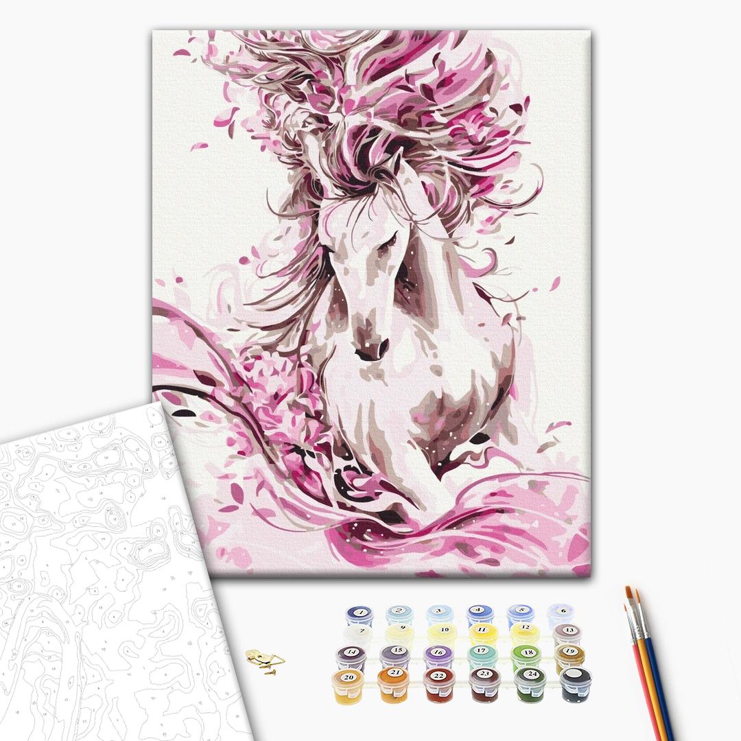Painting by numbers Graceful horse (BS22388)