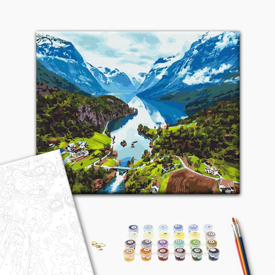 Painting by numbers Alps (BS28730)