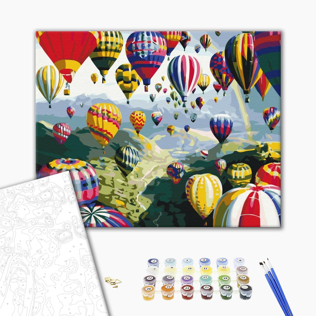 Painting by numbers Colorful balloons (BS6524)