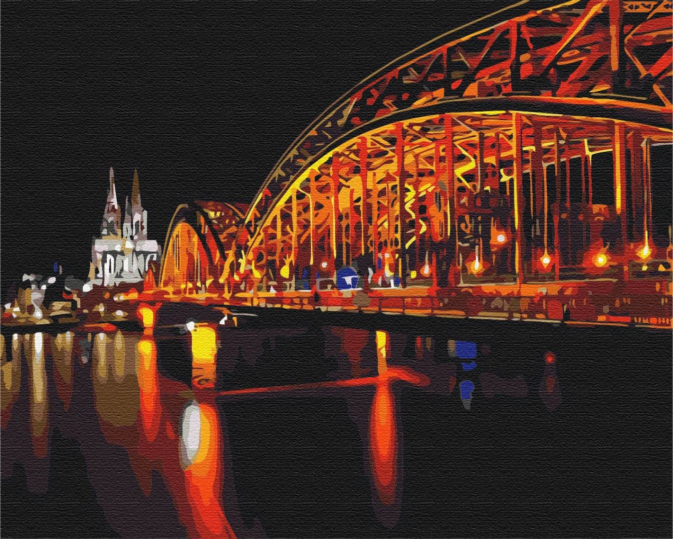 Painting by numbers Colors of the night city (BS52177)