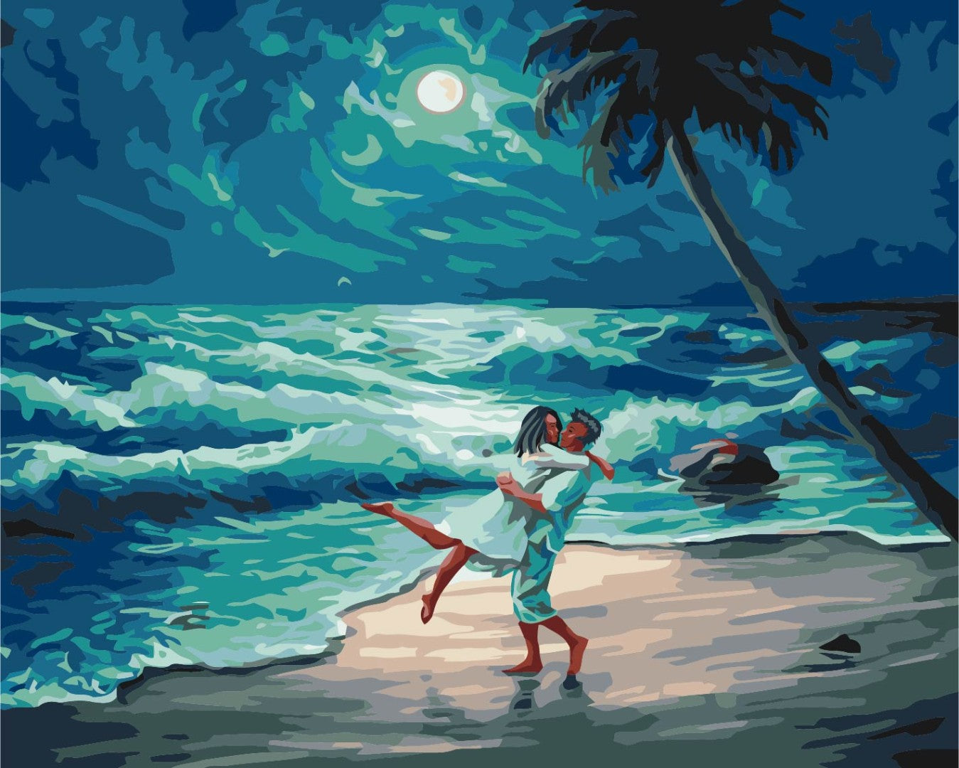 Painting by numbers By the ocean (BS23713)
