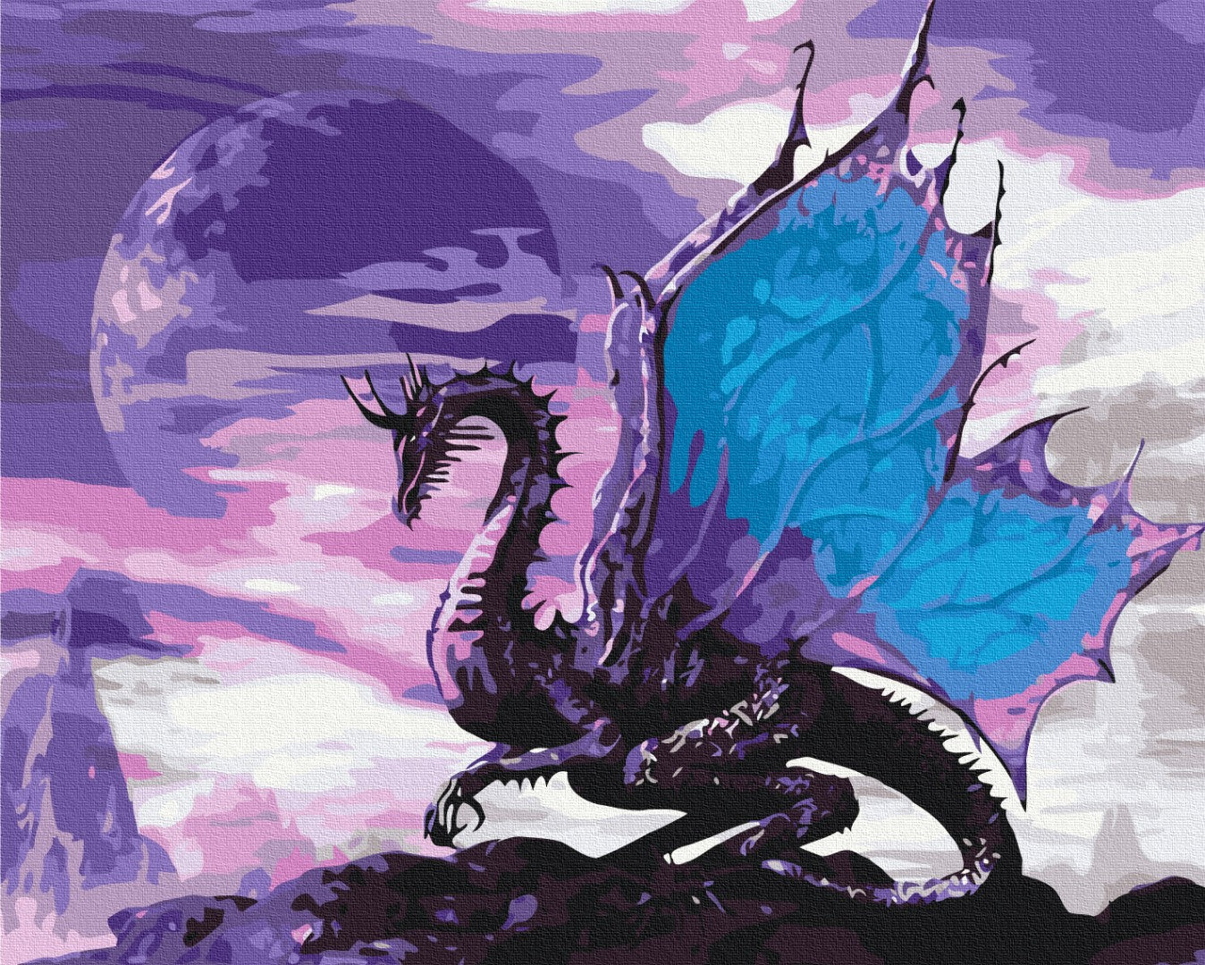 Painting by numbers Heavenly dragon (BS52359)
