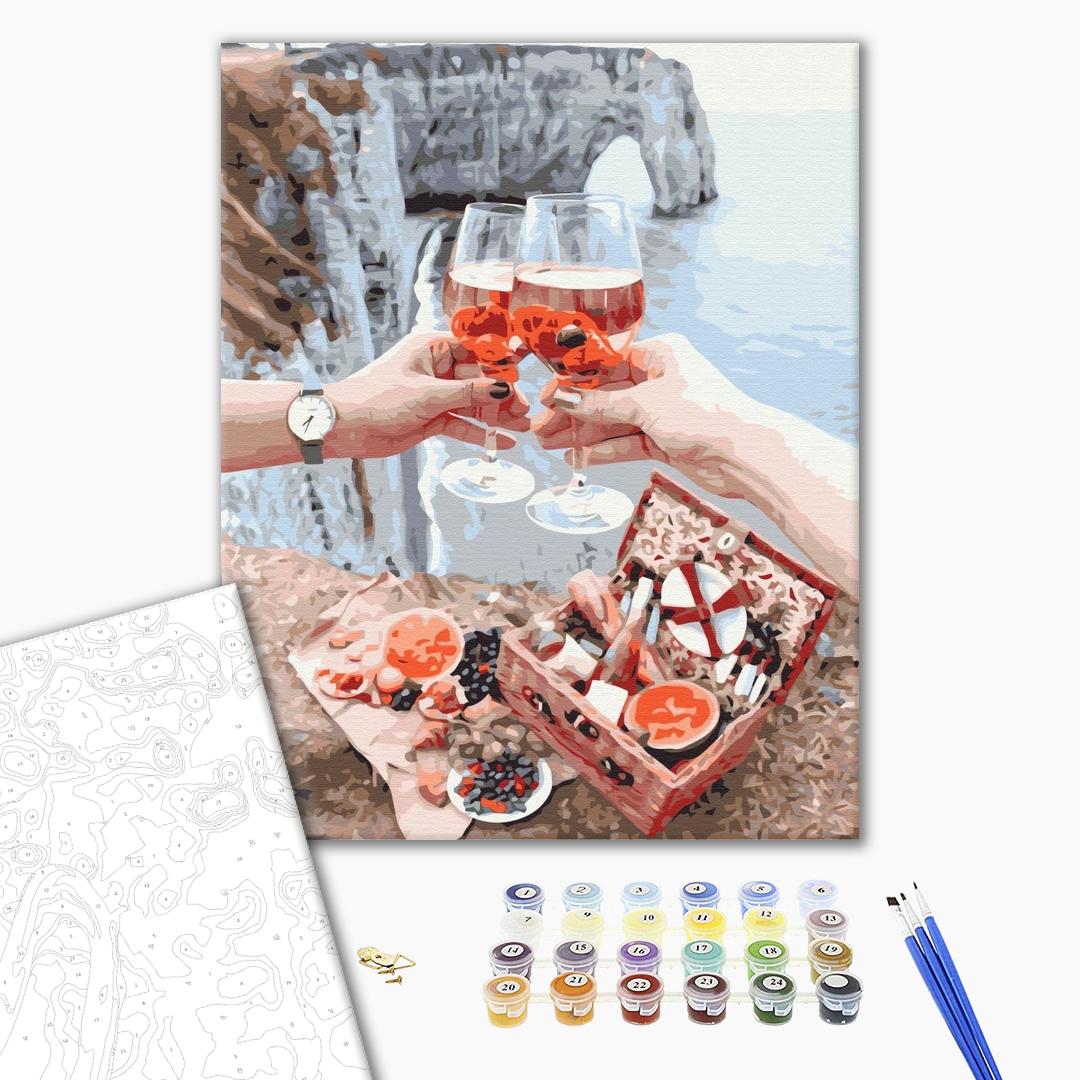 Painting by numbers Breakfast on the rocks (BS27953)