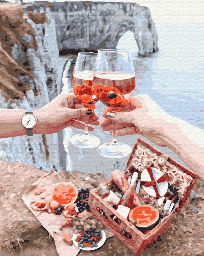 Painting by numbers Breakfast on the rocks (BS27953)