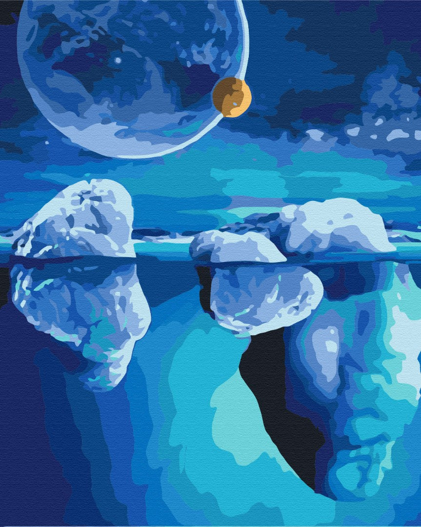 Painting by numbers Glacier space (BS51485)