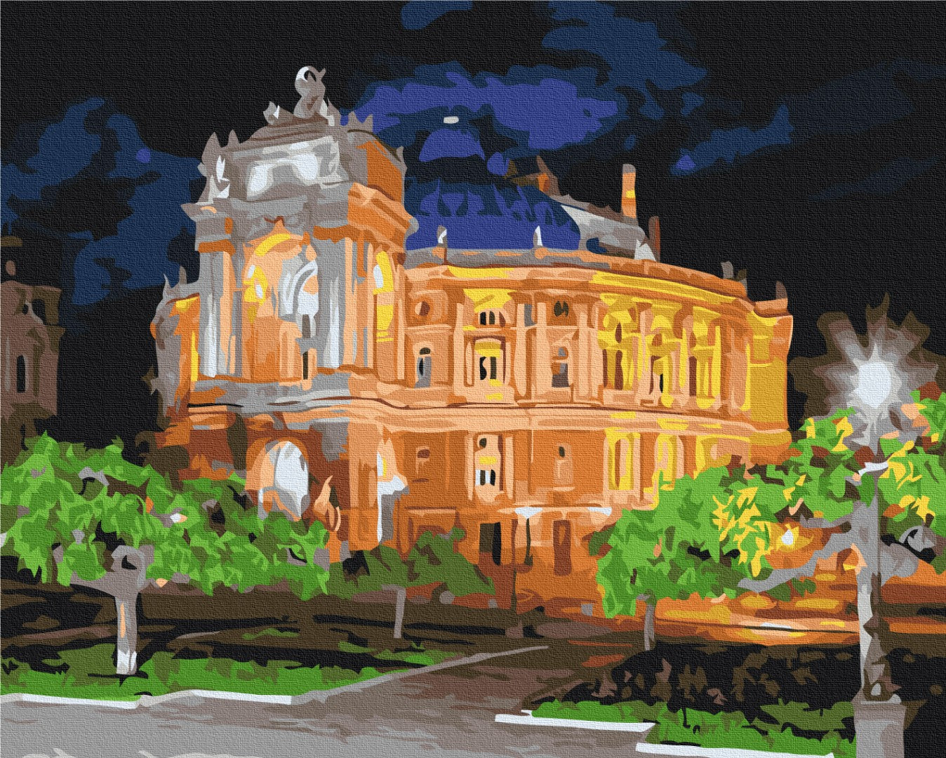 Картина по номерам Ночной театр (BS23531)