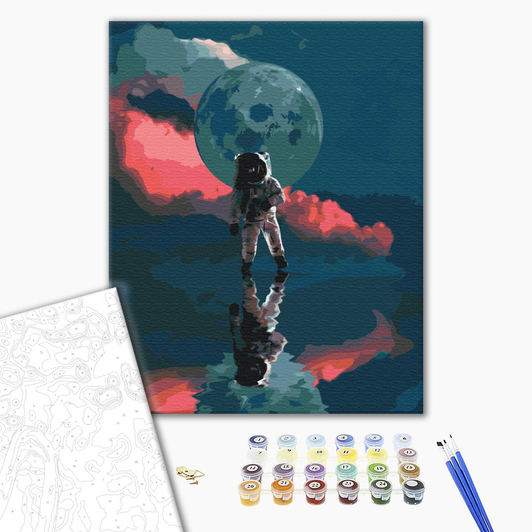 Painting by numbers Day on the moon (BS51942)