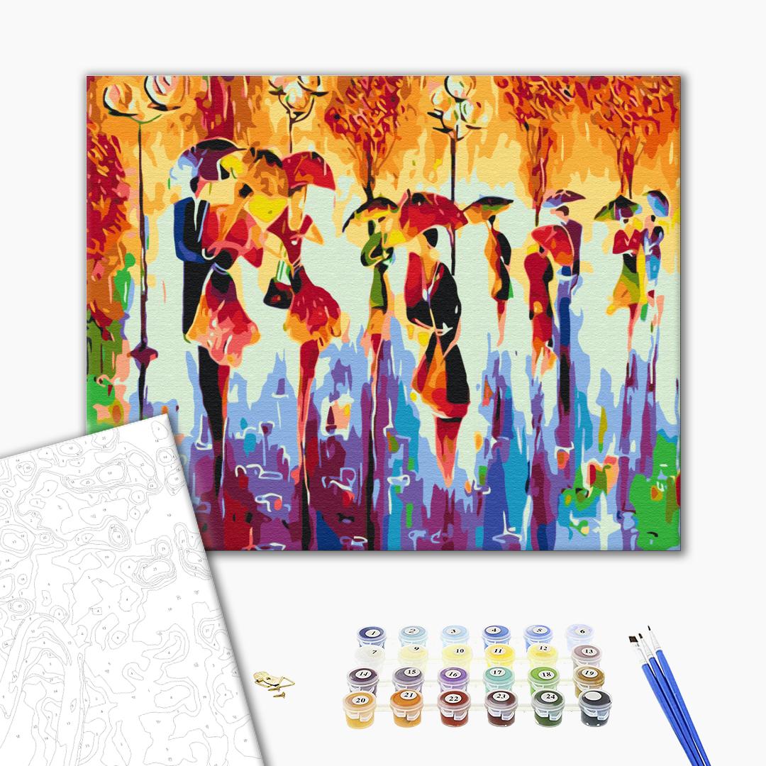 Painting by numbers Autumn silhouettes (BS52213)