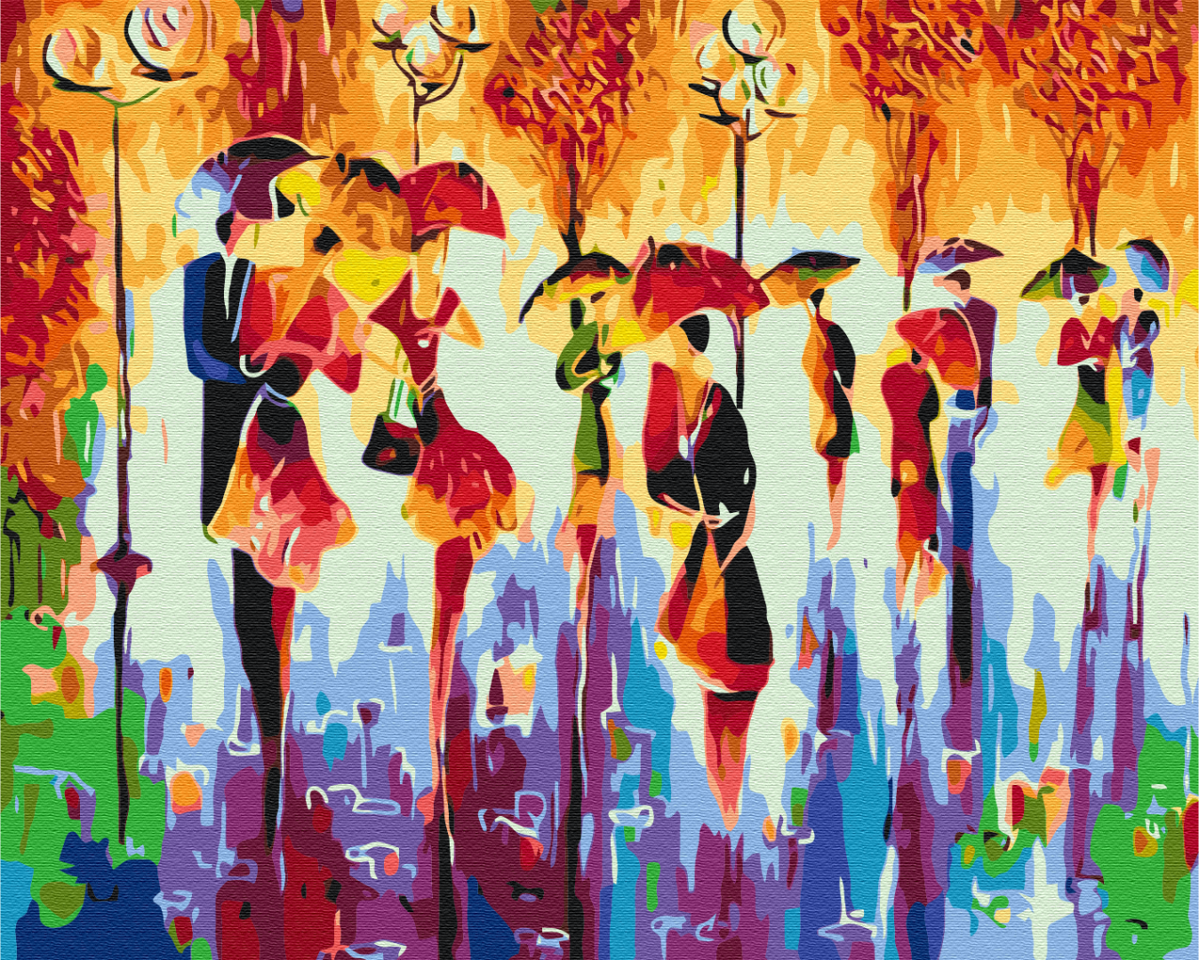 Painting by numbers Autumn silhouettes (BS52213)