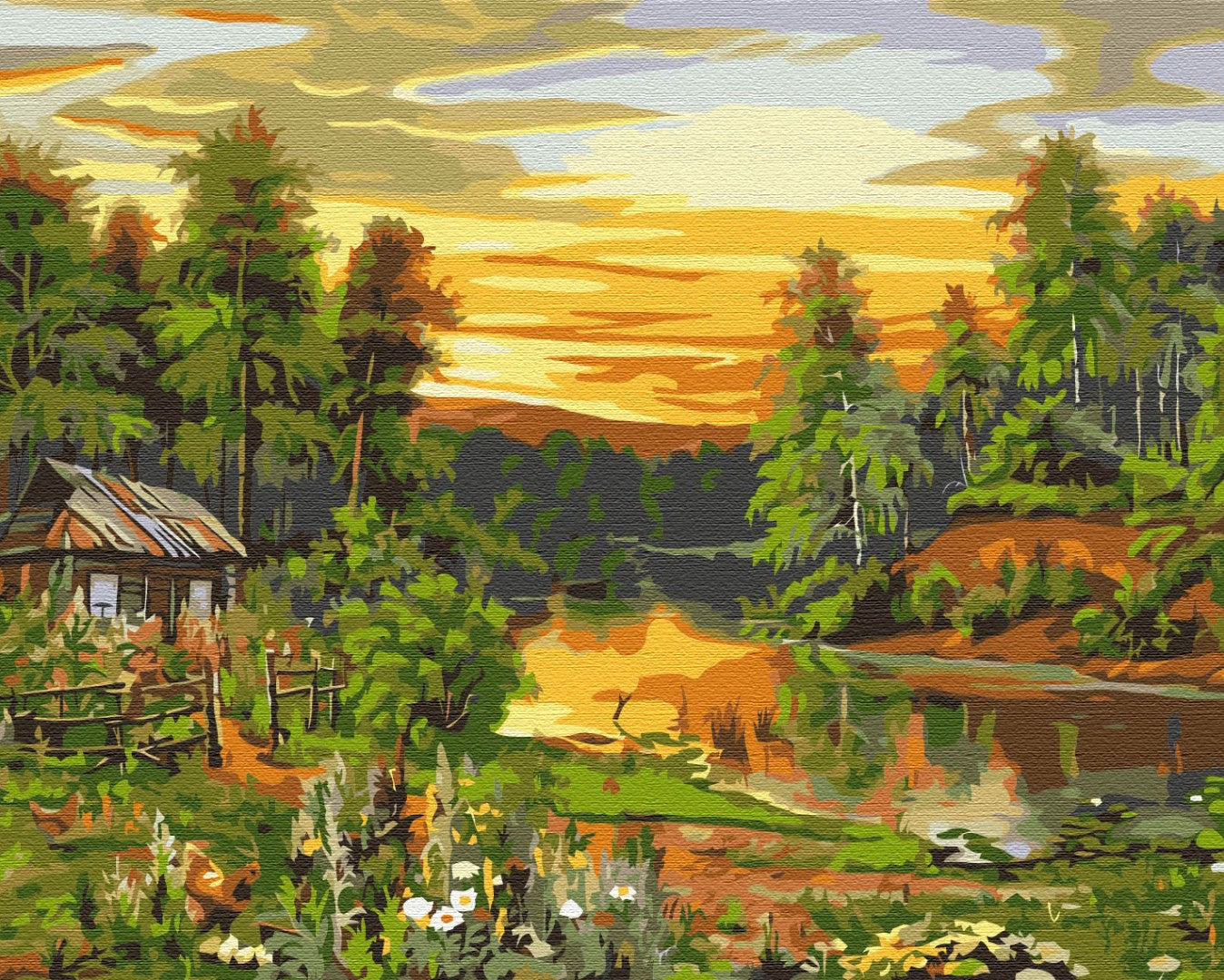 Painting by numbers Atmospheric sunrise (BS52215)