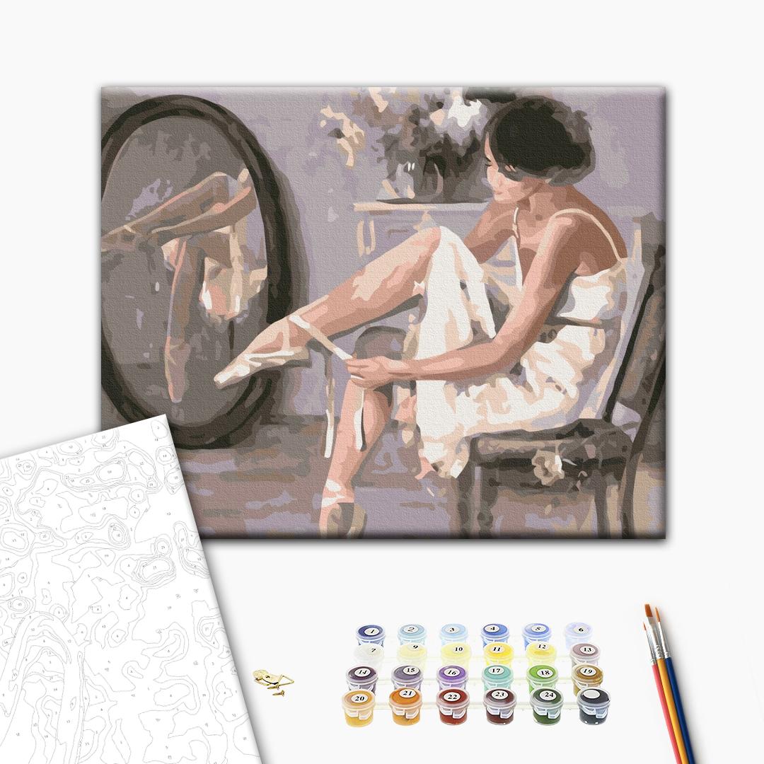 Painting by numbers Morning in pointe shoes (BS52242)