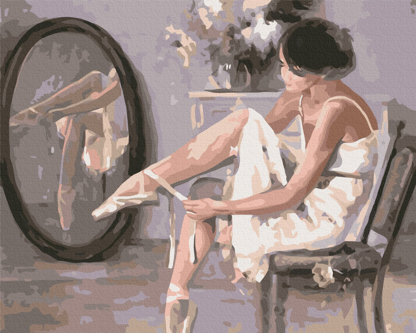 Painting by numbers Morning in pointe shoes (BS52242)