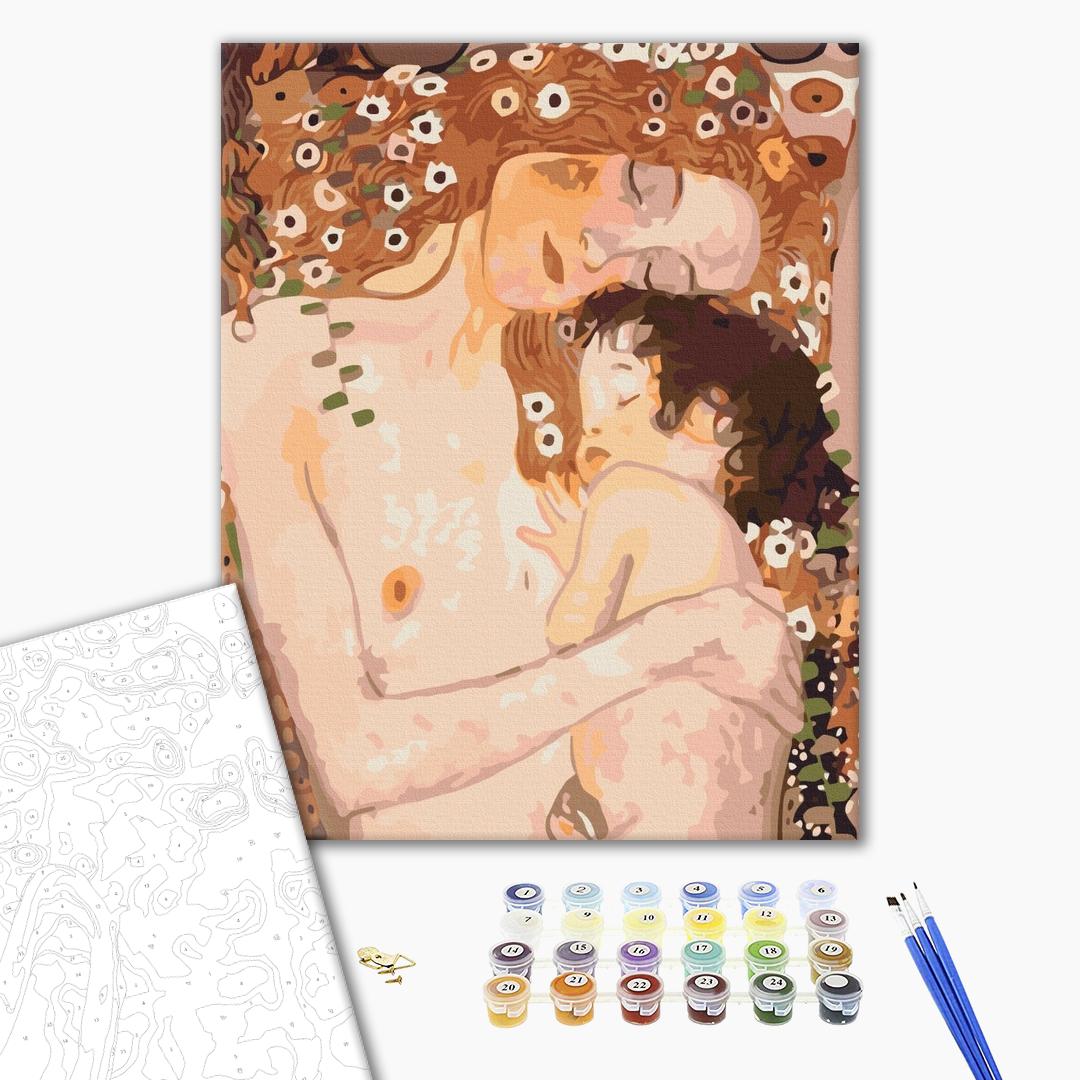 Painting by numbers Mom and baby. Gustav Klimt (BS52248)