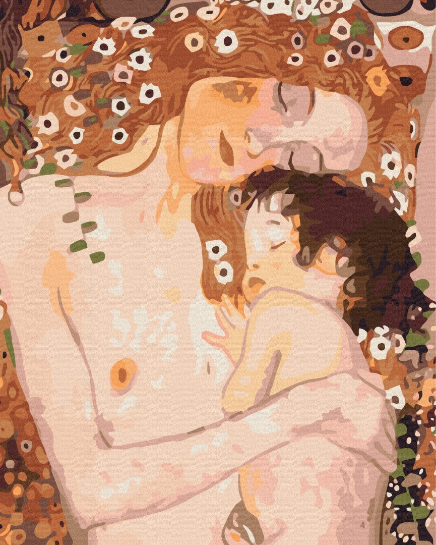 Painting by numbers Mom and baby. Gustav Klimt (BS52248)