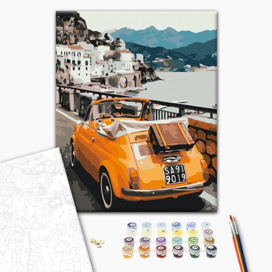Painting by numbers Retro car (BS39476)