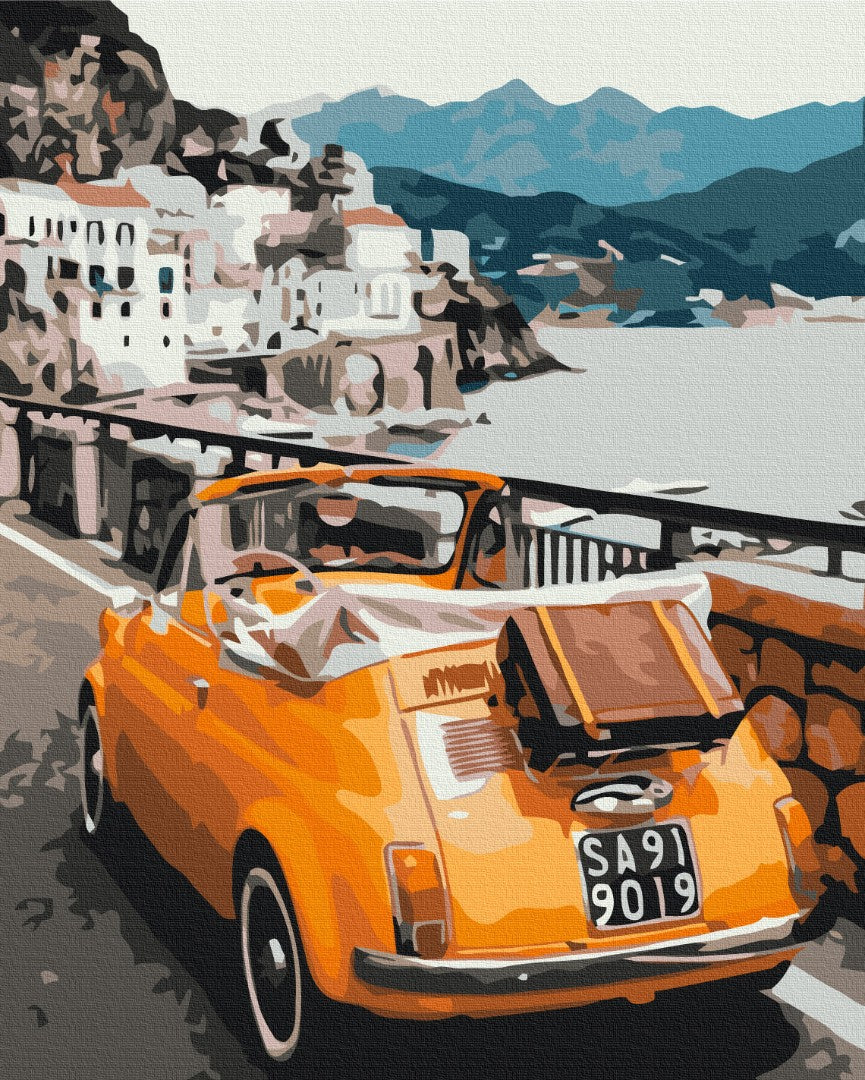 Painting by numbers Retro car (BS39476)