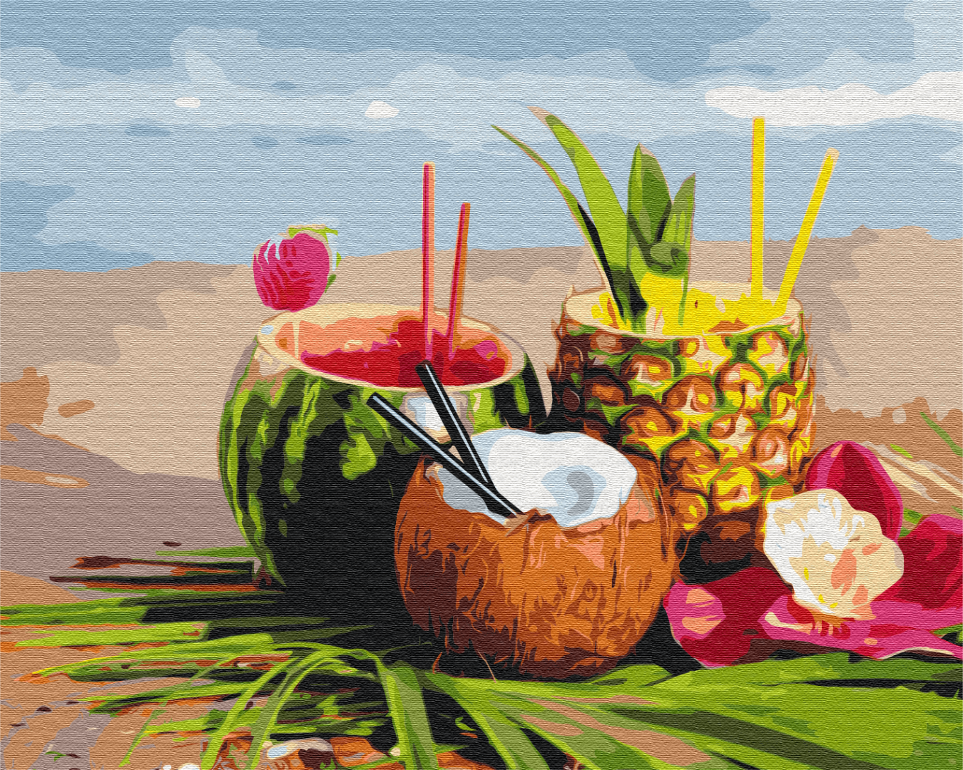 Painting by numbers Summer cocktails (BS24947)