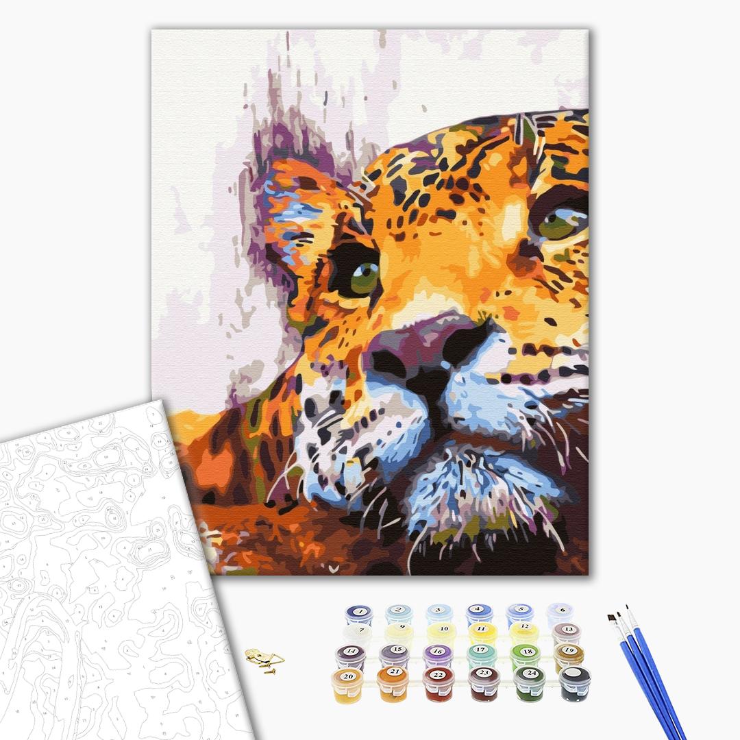 Painting by numbers Drawing of a predator (BS51449)