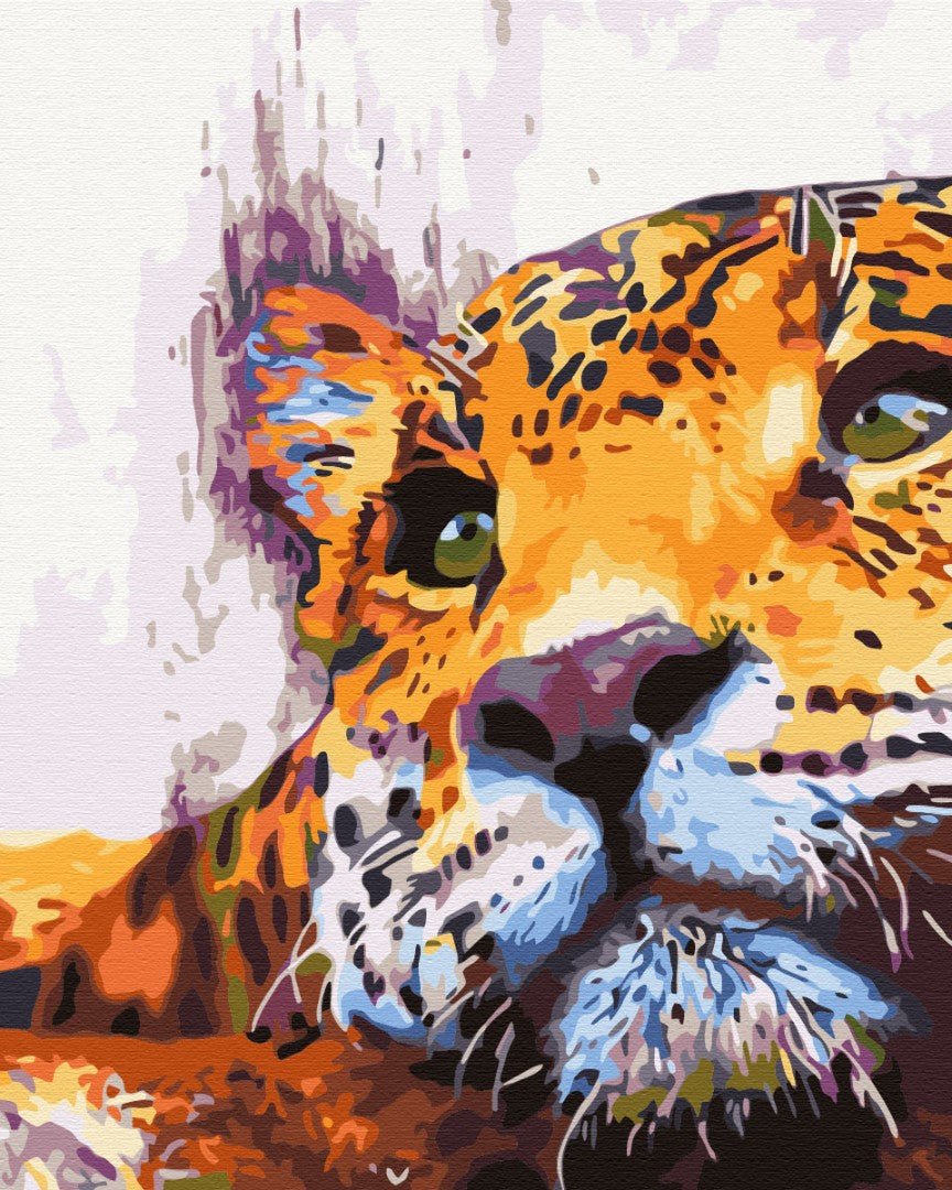 Painting by numbers Drawing of a predator (BS51449)