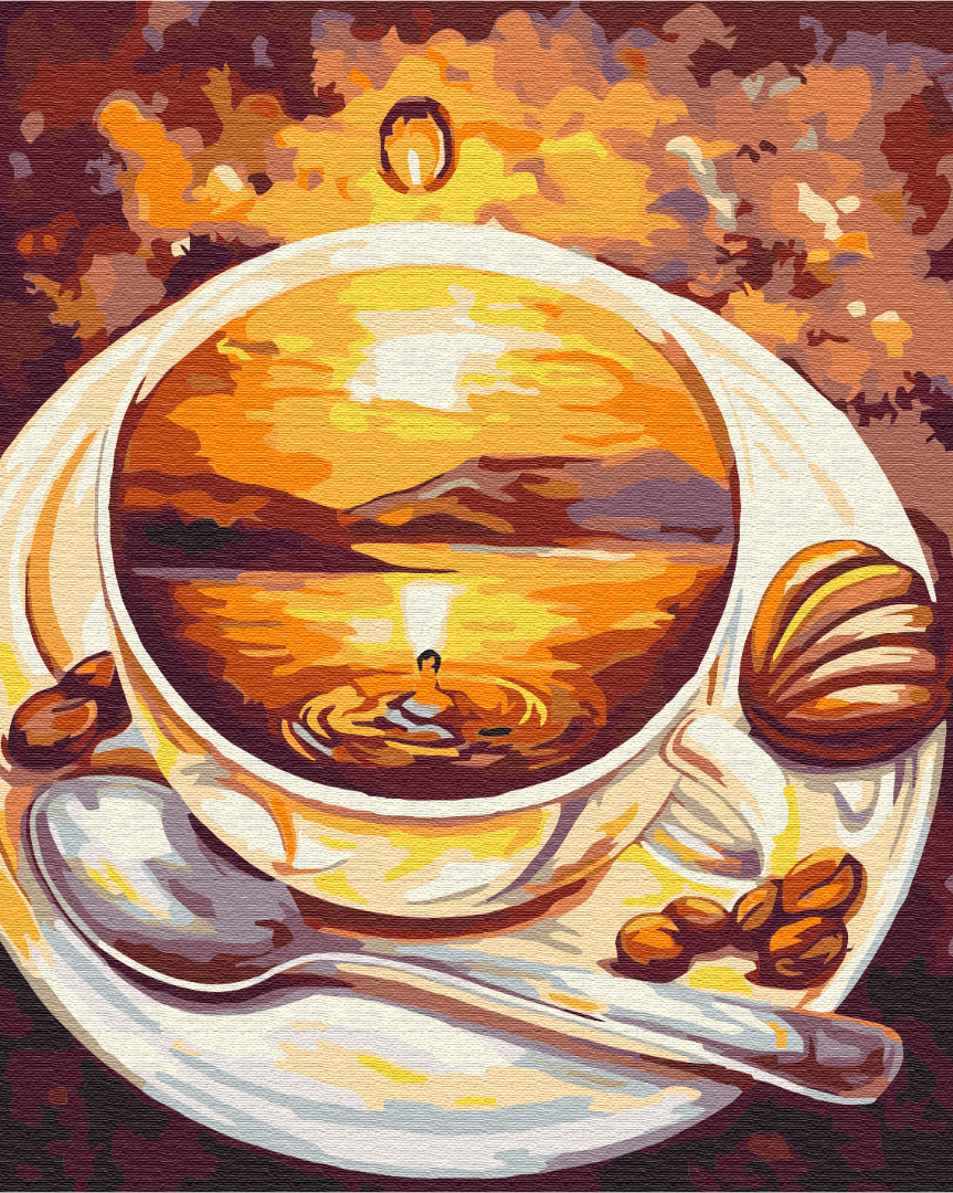 Painting by numbers Sunrise in a cup (BS51868)