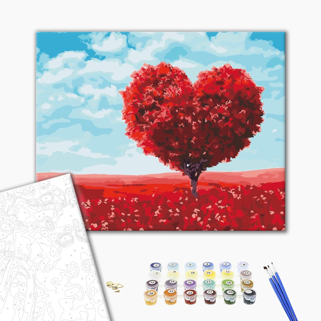 Painting by numbers Heart of nature (BS52254)