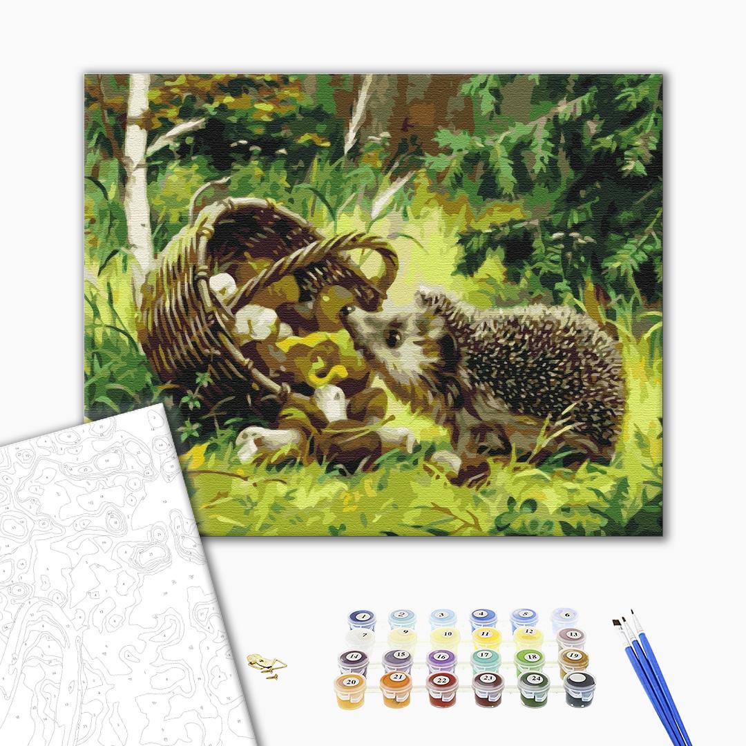 Painting by numbers Lucky hedgehog (BS52269)