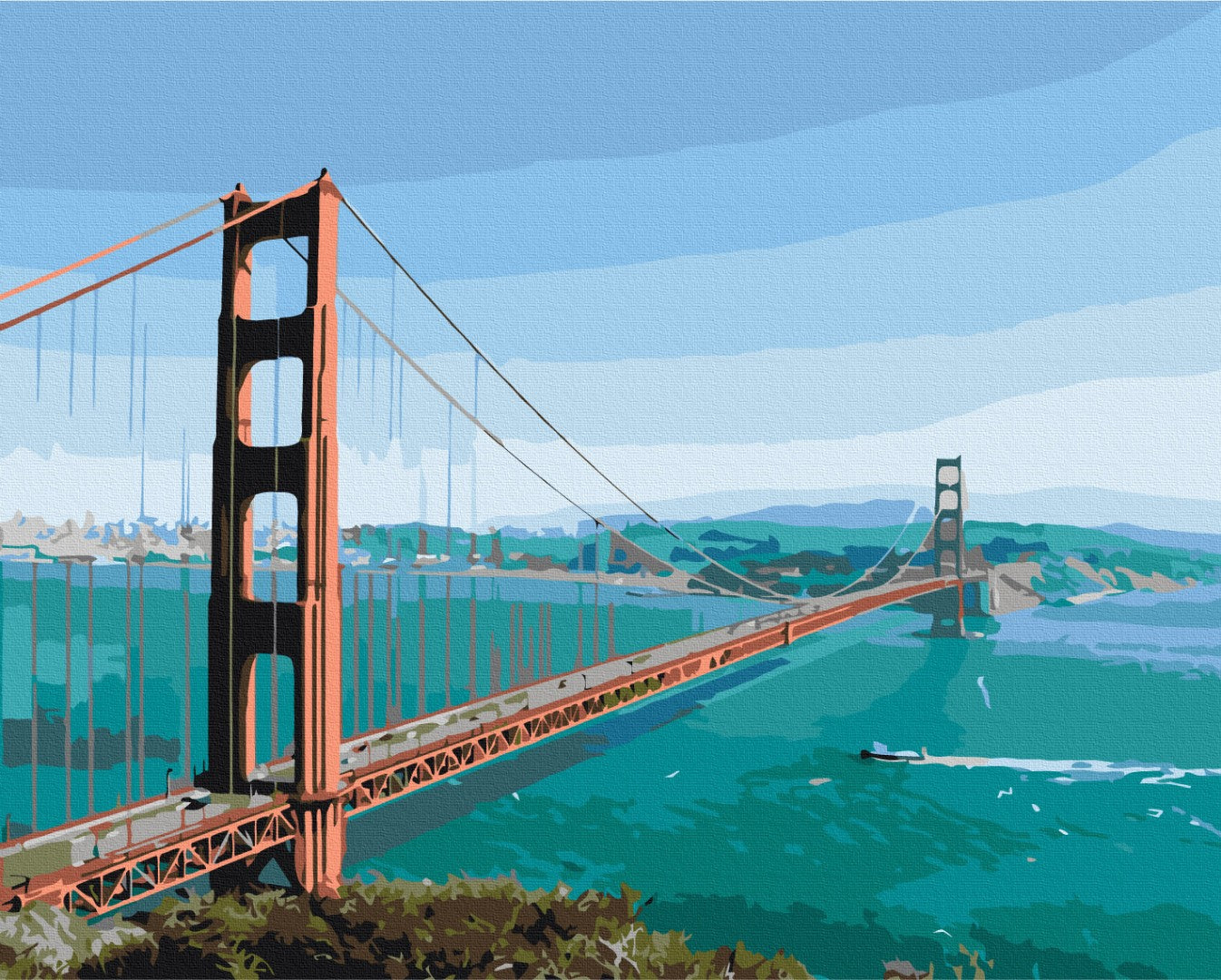 Painting by numbers Across the bridge to the dream (BS52276)