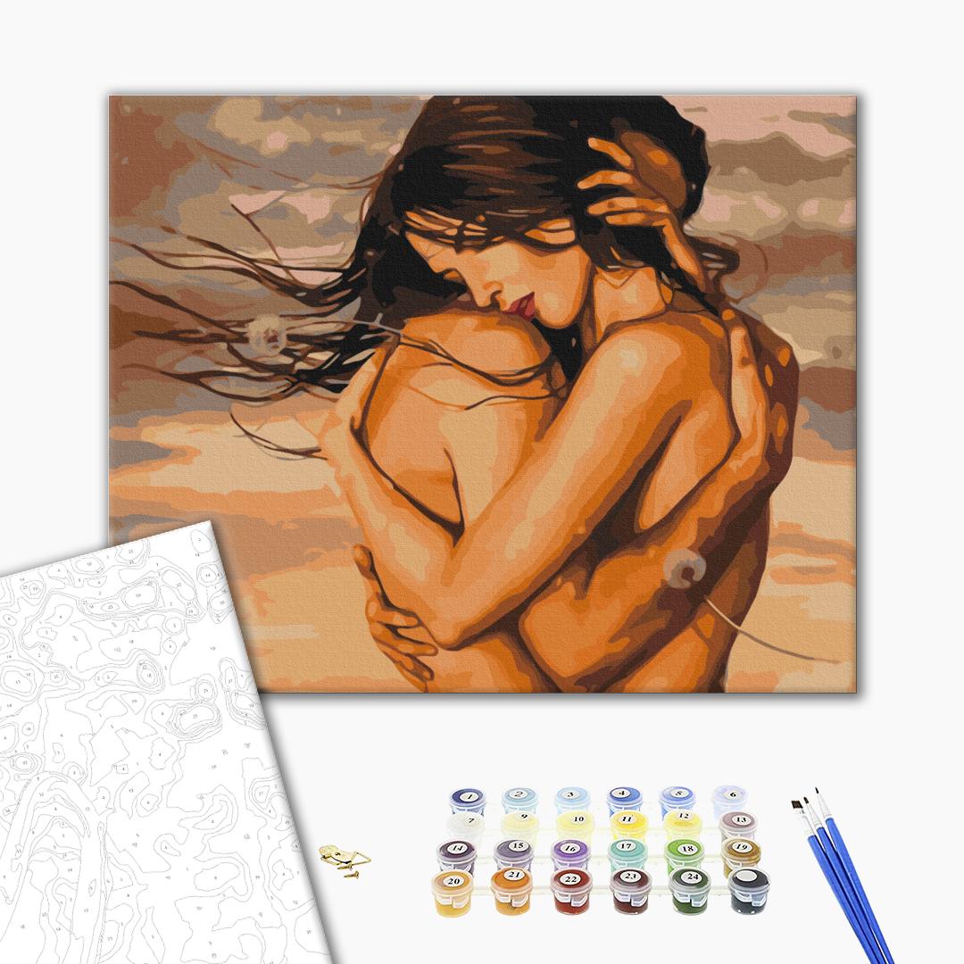 Painting by numbers Hugs in dandelions (BS52277)