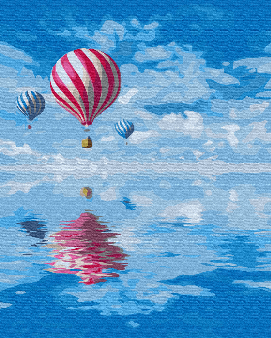 Painting by numbers Reflection of bullets (BS52283)