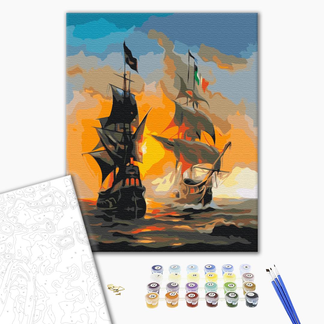 Painting by numbers Marine yin and yang (BS52291)
