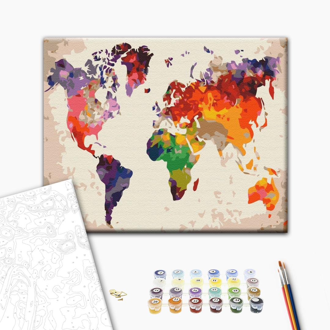 Painting by numbers Color map (BS52296)