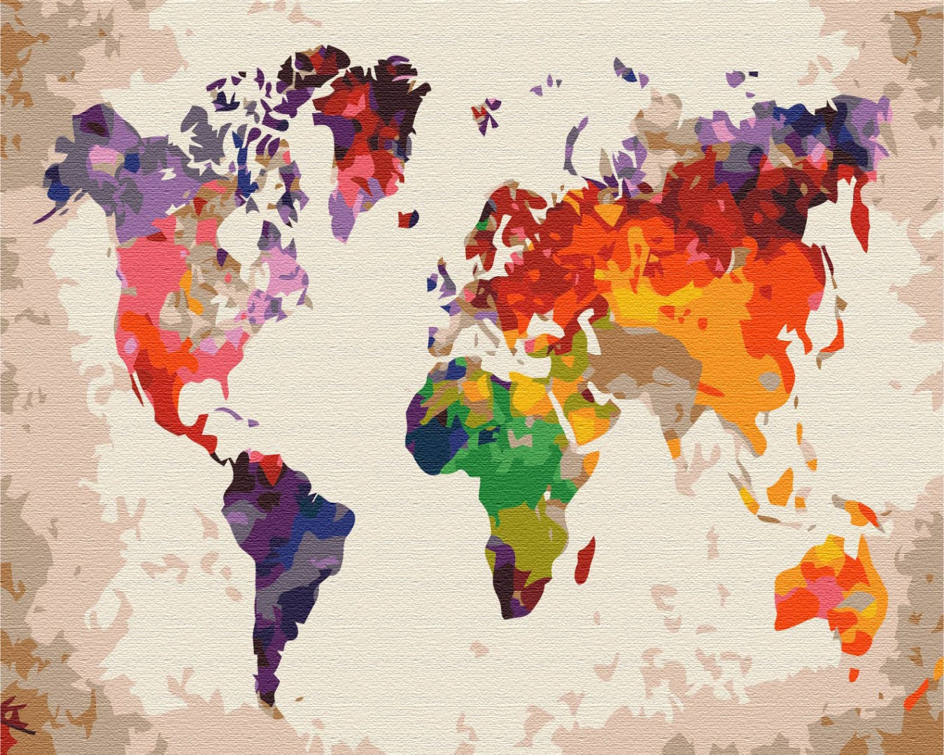 Painting by numbers Color map (BS52296)