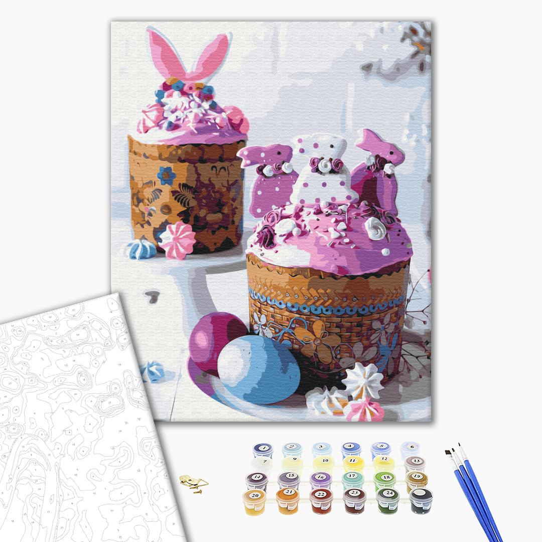 Painting by numbers Easter cakes (BS51826)