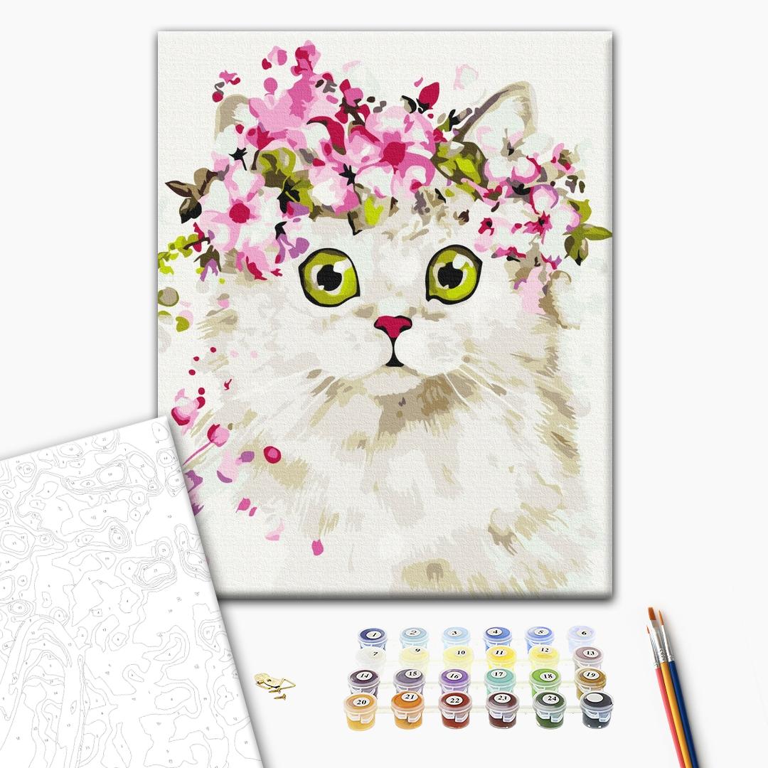 Painting by numbers Surprised kitty (BS51840)