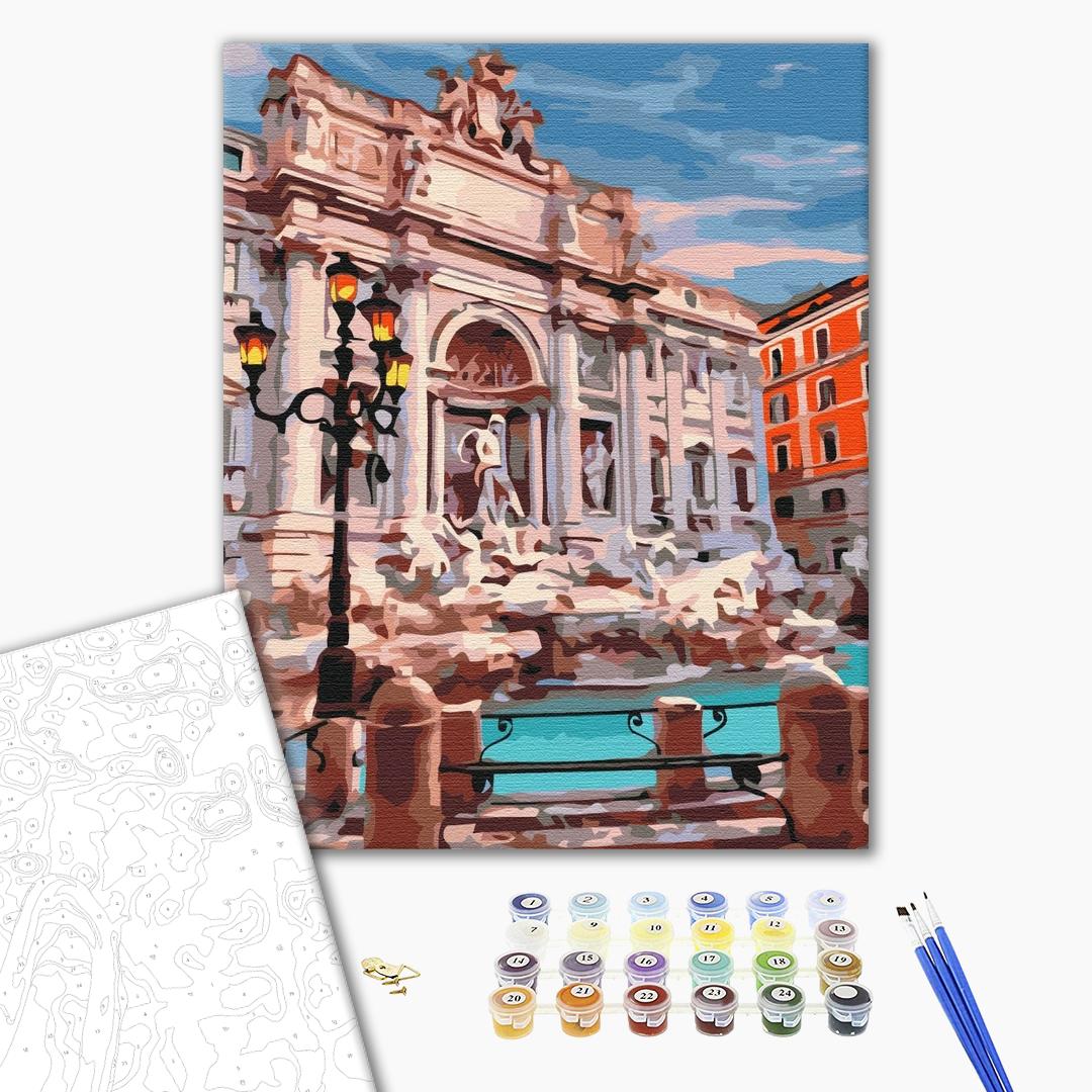 Painting by numbers The Trevi Fountain Rome (BS29709)