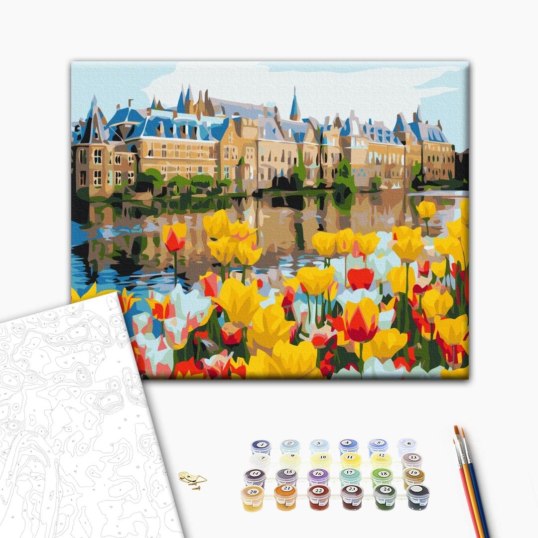 Painting by numbers Palace in tulips (BS30195)