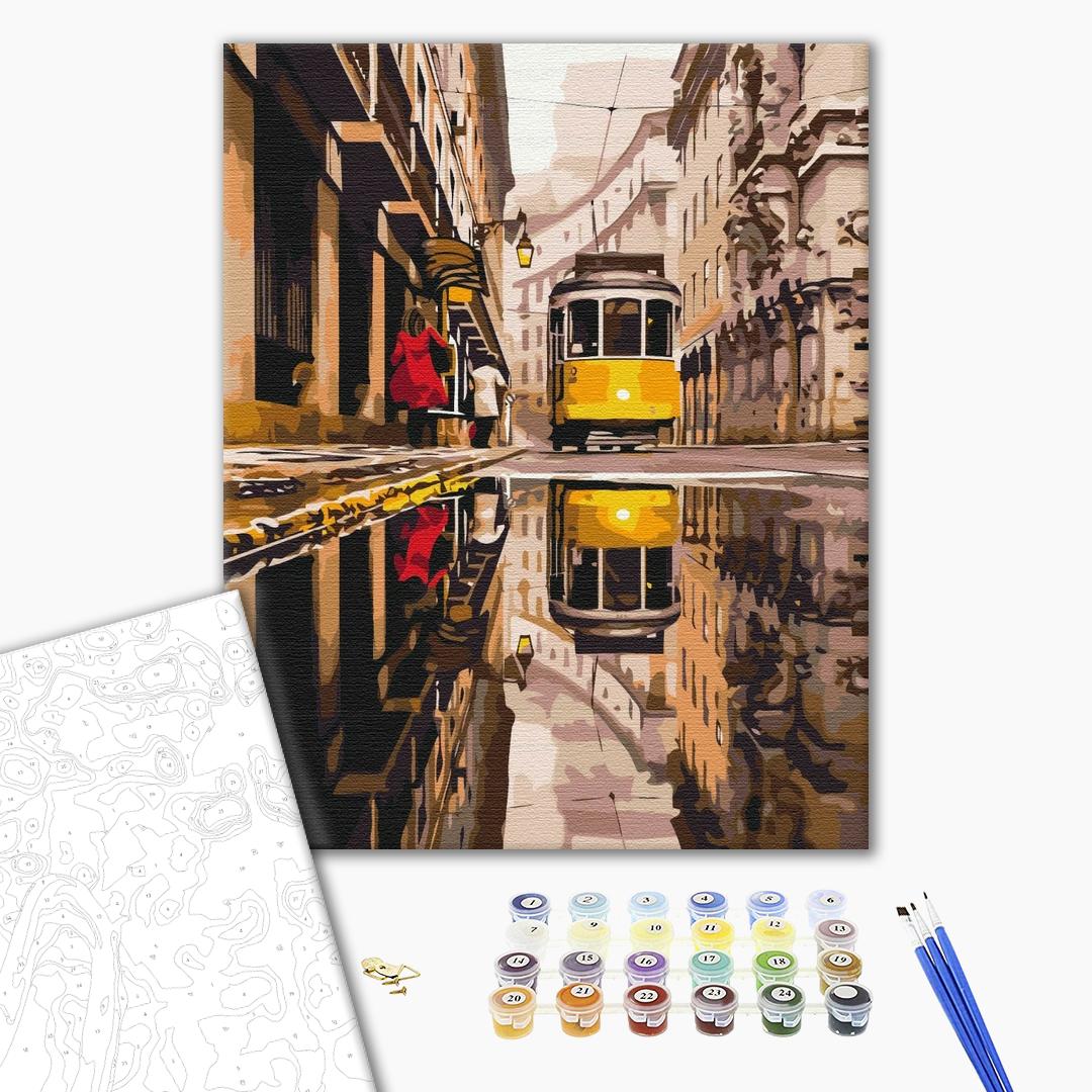 Painting by numbers City tram (BS39849)