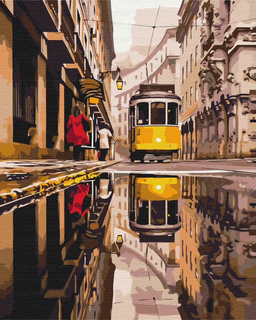 Painting by numbers City tram (BS39849)