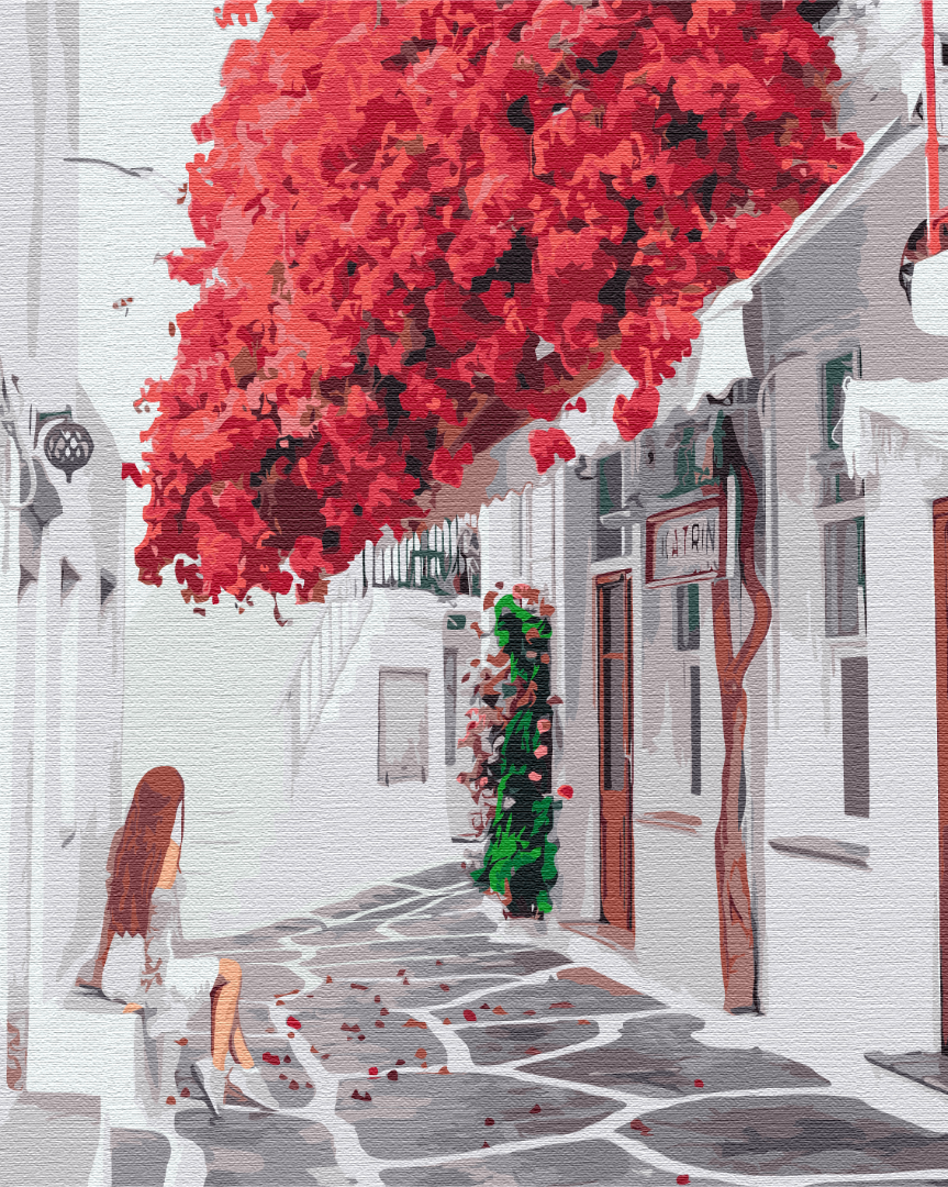 Painting by numbers Bright Bougainvillea (BS51535)