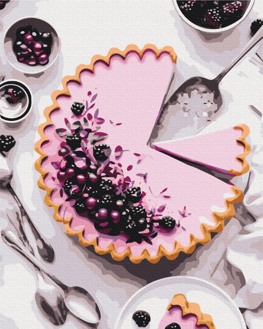 Painting by numbers Blackberry pie (BS40231)