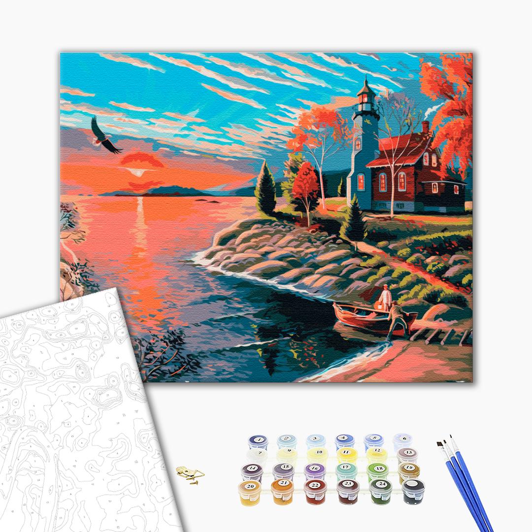 Painting by numbers Picturesque morning (BS51584)