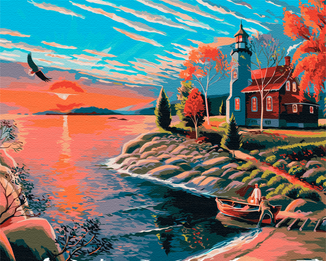 Painting by numbers Picturesque morning (BS51584)