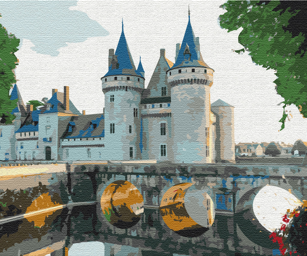 Painting by numbers Sully-sur-Loire castle (BS51612)