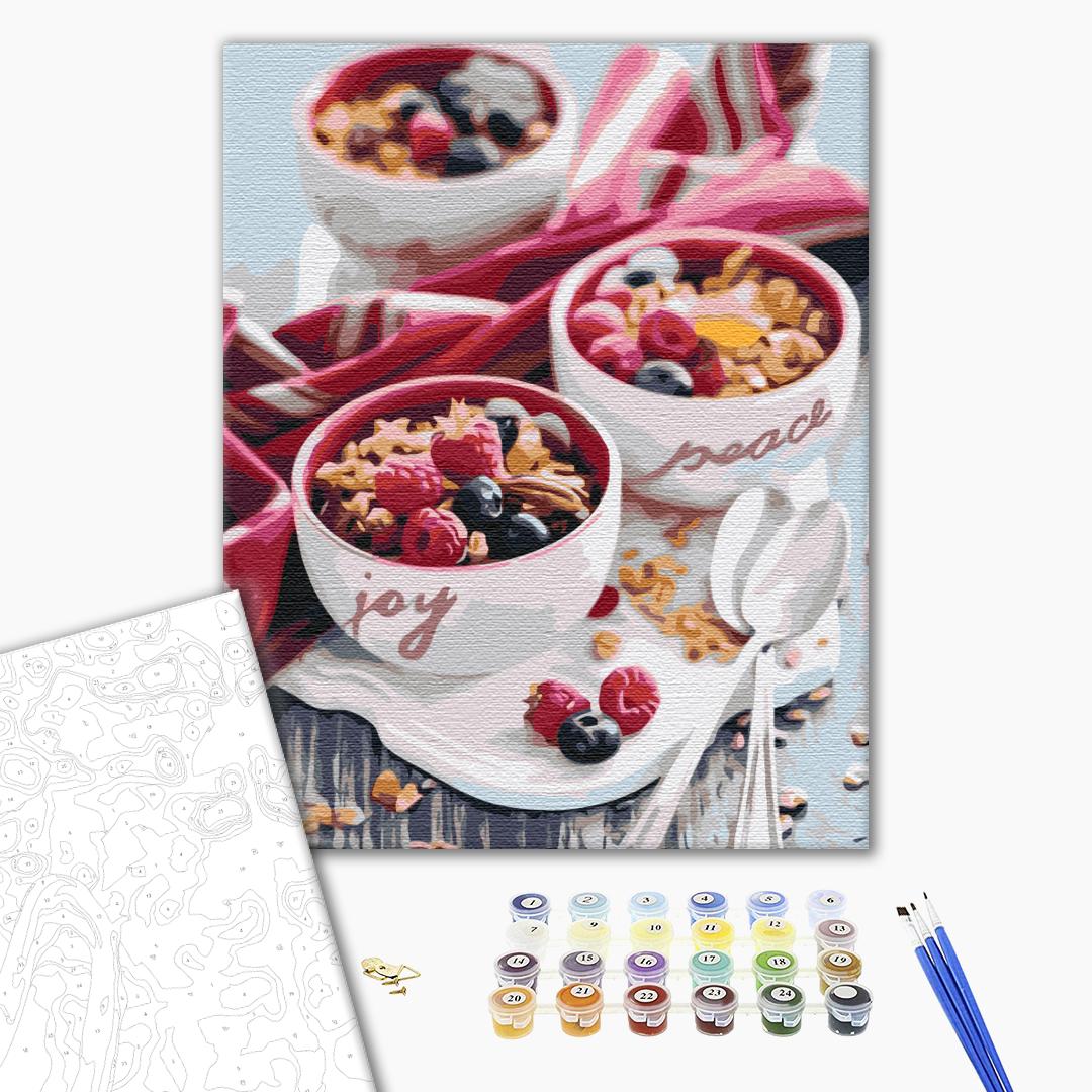 Painting by numbers Berry breakfast (BS51752)