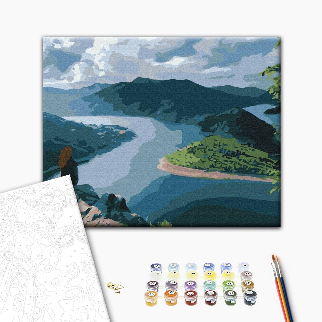 Painting by numbers Traveler at the End of the World (BS51756)