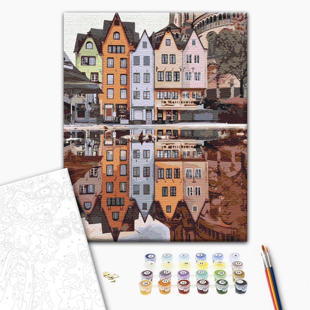 Painting by numbers Reflection of Stockholm (BS34835)