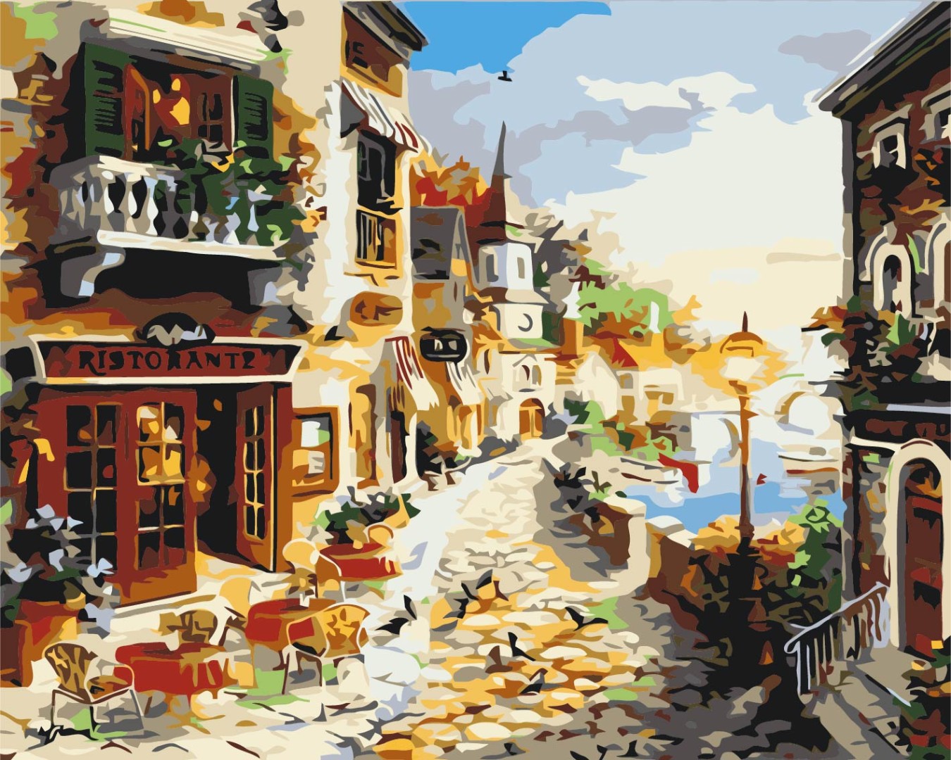 Painting by numbers Fabulous street (BS7233)