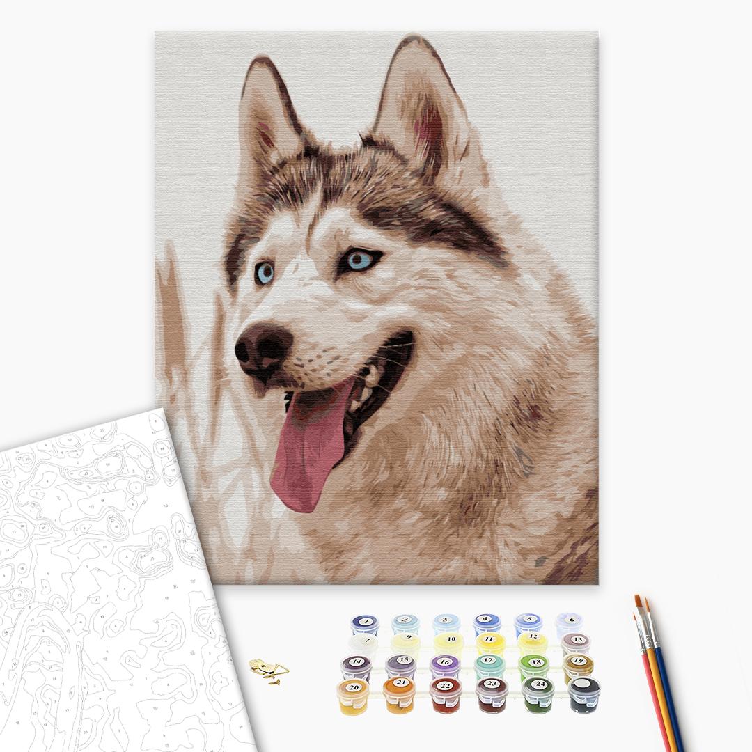 Painting by numbers Wolf (BS51763)