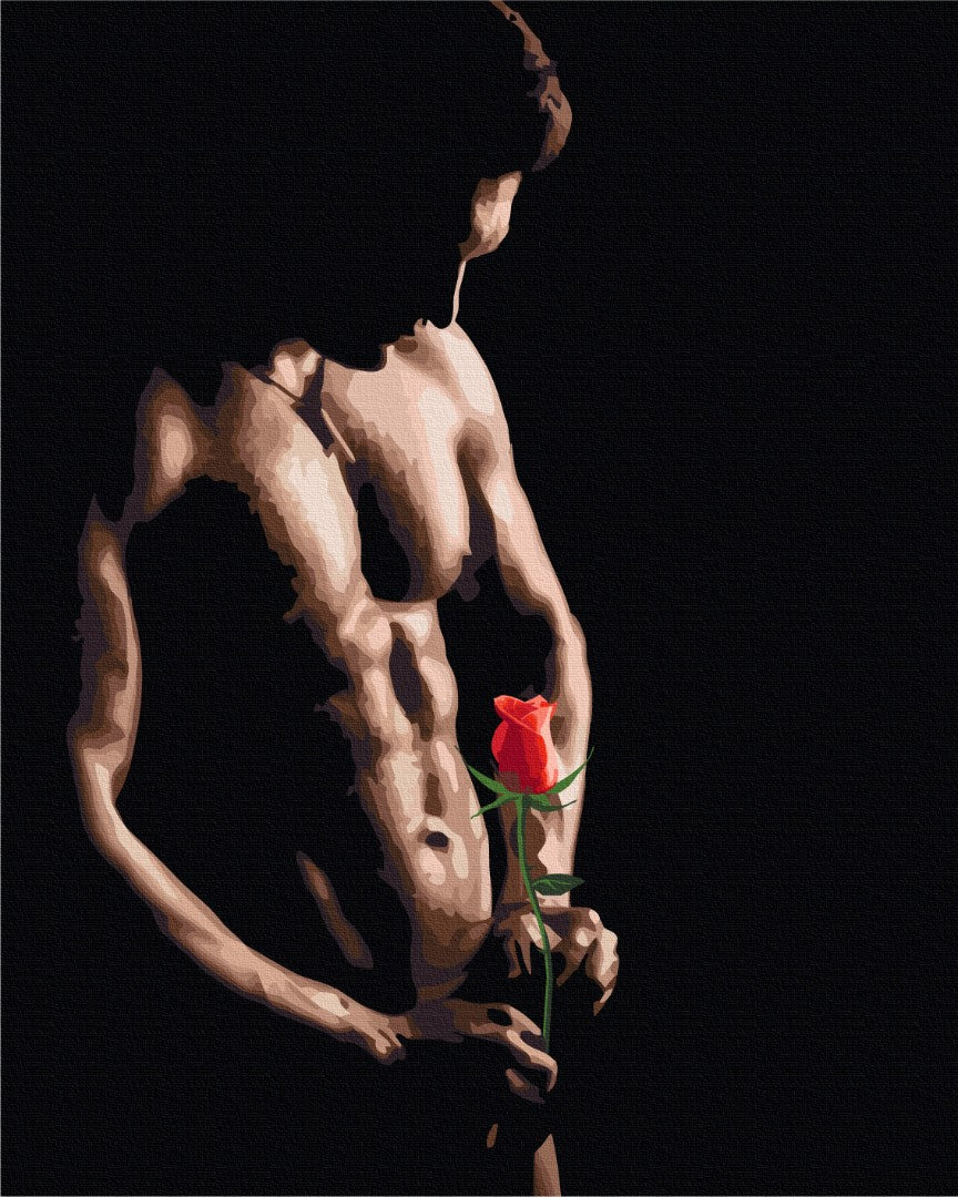 Painting by numbers Rose of passion (BS51801)